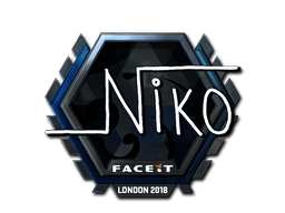 Sticker | niko (Foil) | London 2018