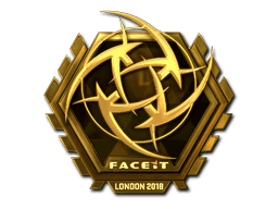 Sticker | Ninjas in Pyjamas (Gold) | London 2018