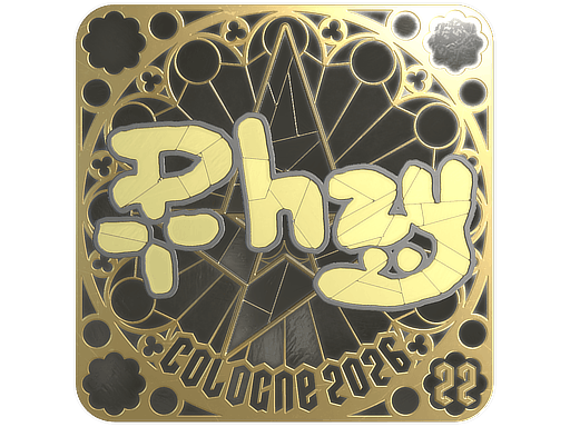 Sticker | phzy (Gold, Ranked) | Cologne 2026