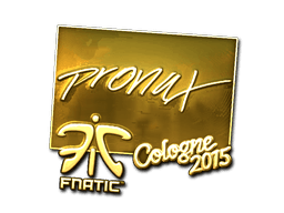 Sticker | pronax (Gold) | Cologne 2015