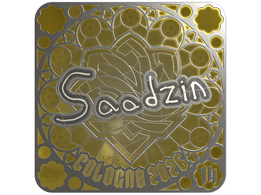 Sticker | saadzin (Foil, Ranked) | Cologne 2026