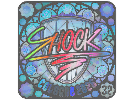 Sticker | SHOCK (Holo, Ranked) | Cologne 2026