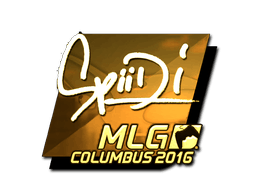 Sticker | Spiidi (Gold) | MLG Columbus 2016