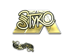 Sticker | STYKO (Gold) | Paris 2023
