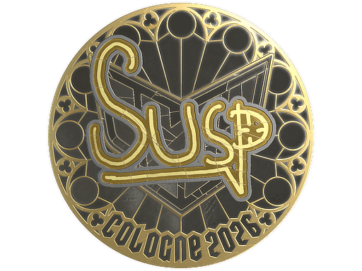 Sticker | susp (Gold) | Cologne 2026