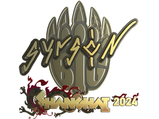 Sticker | syrsoN (Gold) | Shanghai 2024