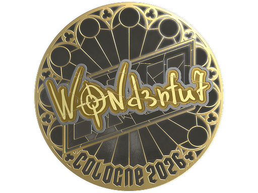 Sticker | w0nderful (Gold) | Cologne 2026