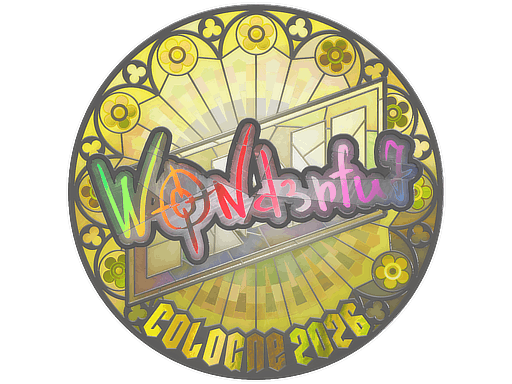 Sticker | w0nderful (Holo) | Cologne 2026