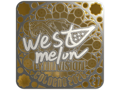 Sticker | westmelon (Foil, Ranked) | Cologne 2026