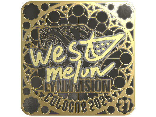 Sticker | westmelon (Gold, Ranked) | Cologne 2026