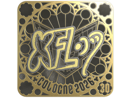 Sticker | xfl0ud (Gold, Ranked) | Cologne 2026