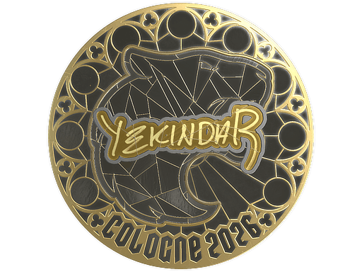 Sticker | YEKINDAR (Gold) | Cologne 2026