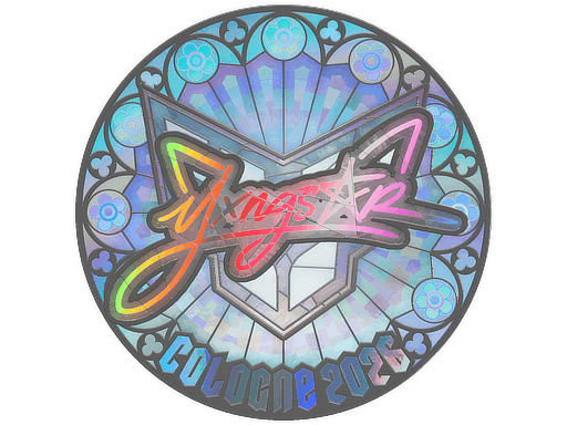Sticker | yxngstxr (Holo) | Cologne 2026