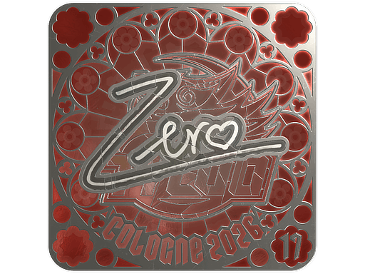 Sticker | Zero (Foil, Ranked) | Cologne 2026