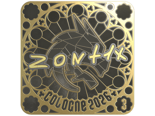 Sticker | zont1x (Gold, Ranked) | Cologne 2026