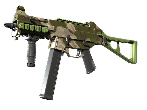 UMP-45 | Green Swirl CS2 skin