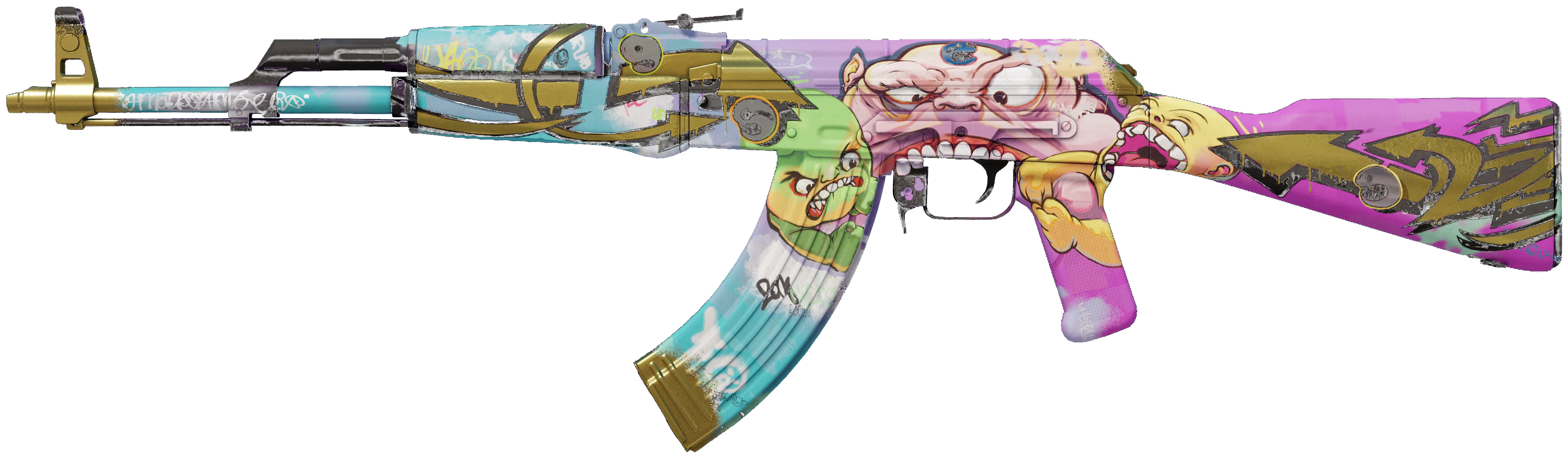 AK-47 | B the Monster CS2 skin — open high-resolution image