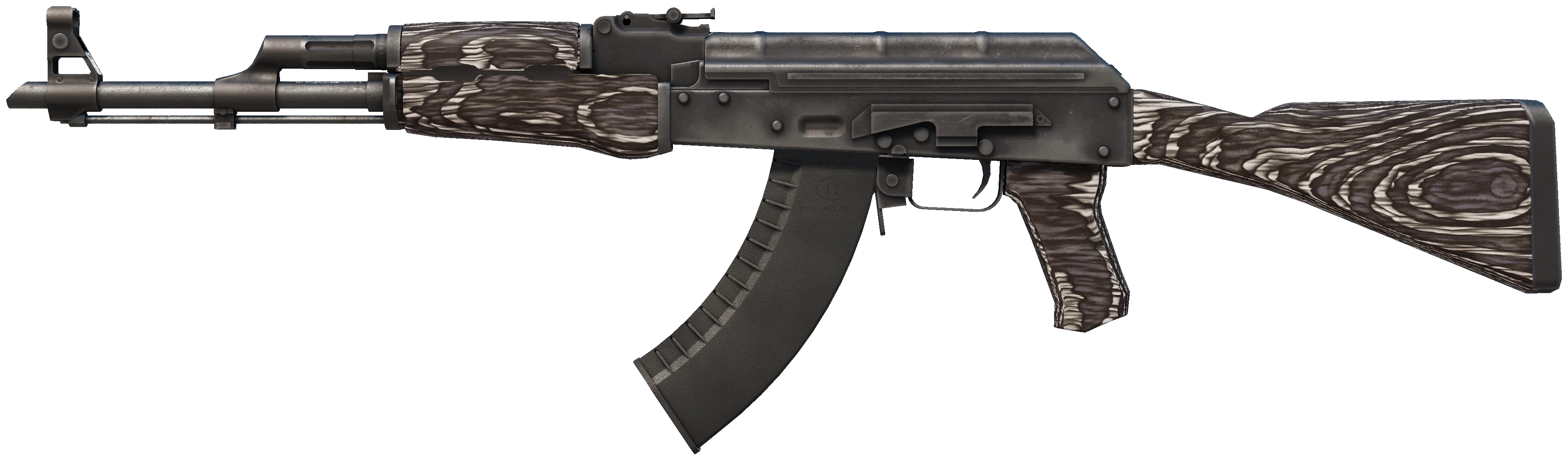 AK-47 | Black Laminate CS2 skin — open high-resolution image