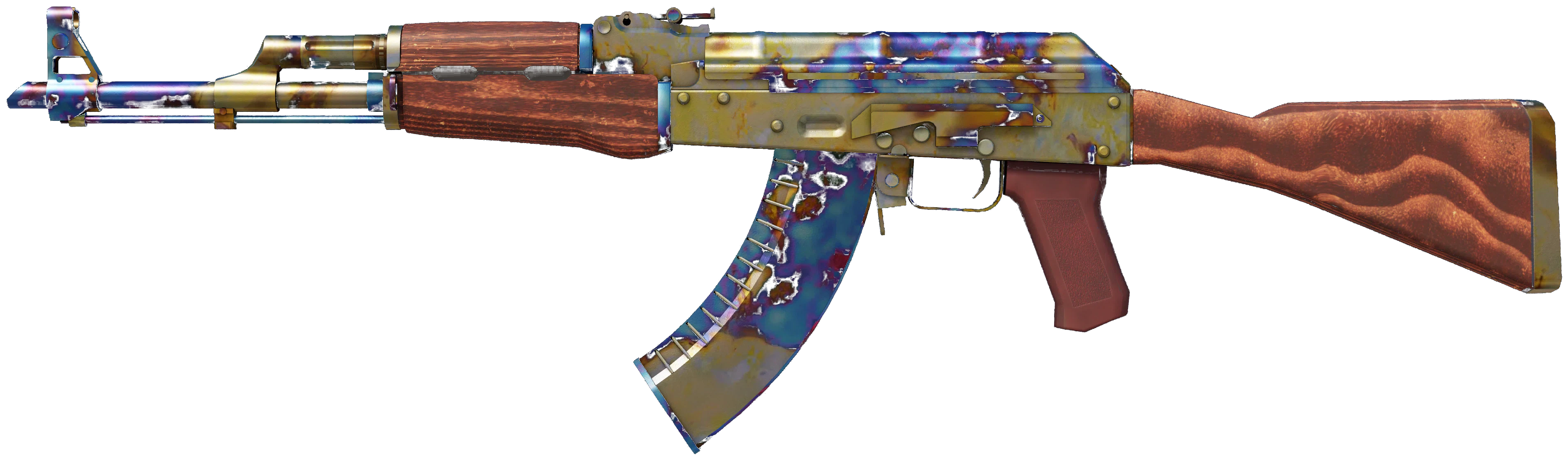 AK-47 | Case Hardened CS2 skin — open high-resolution image