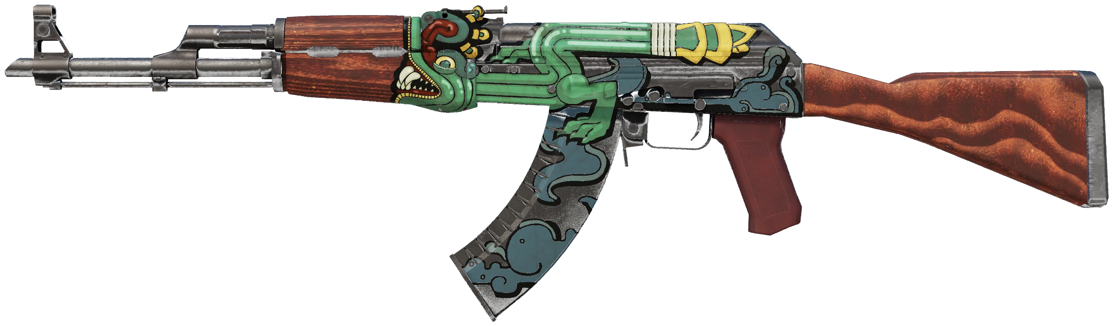 AK-47 | Fire Serpent CS2 skin — open high-resolution image