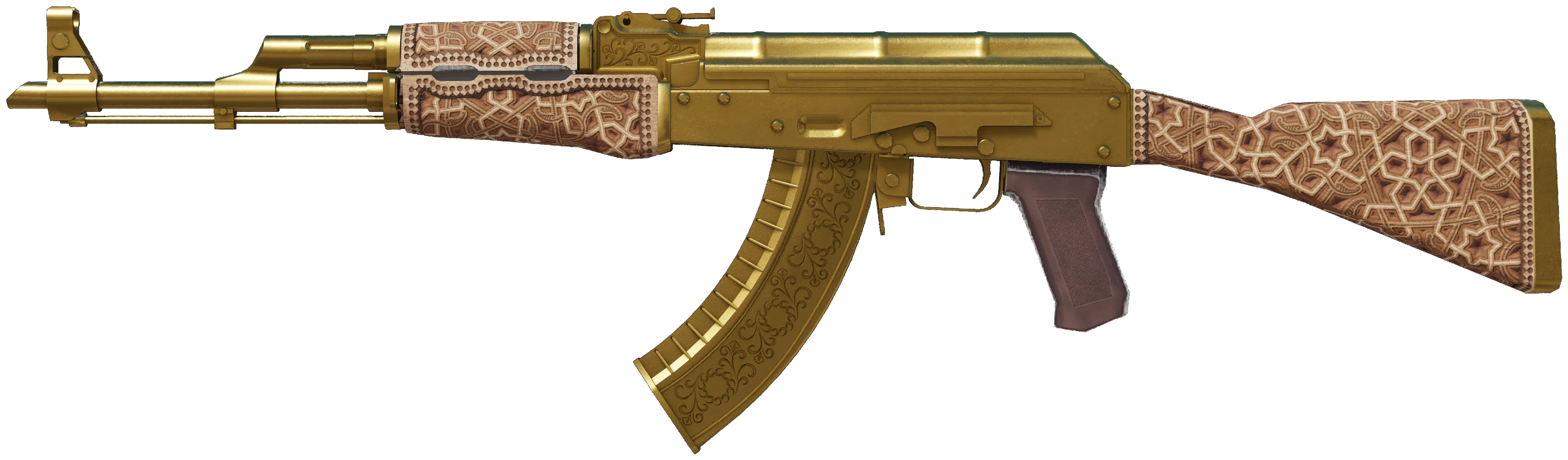 AK-47 | Gold Arabesque CS2 skin — open high-resolution image