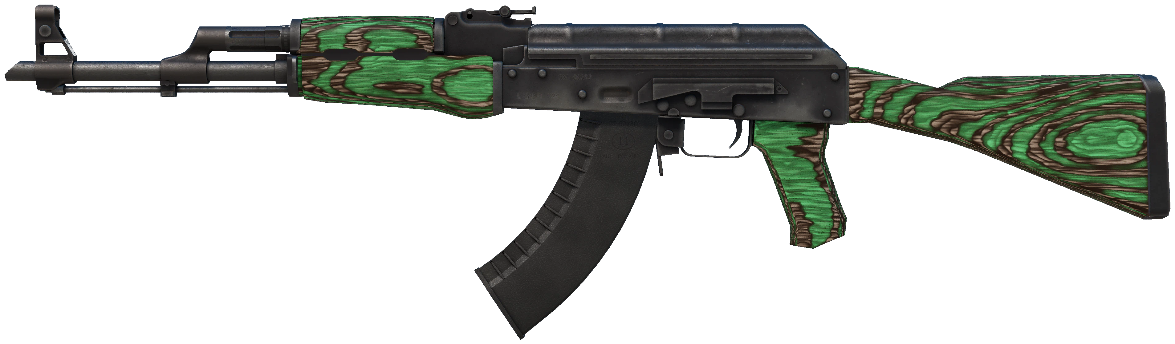 AK-47 | Green Laminate representative Minimal Wear wear preview