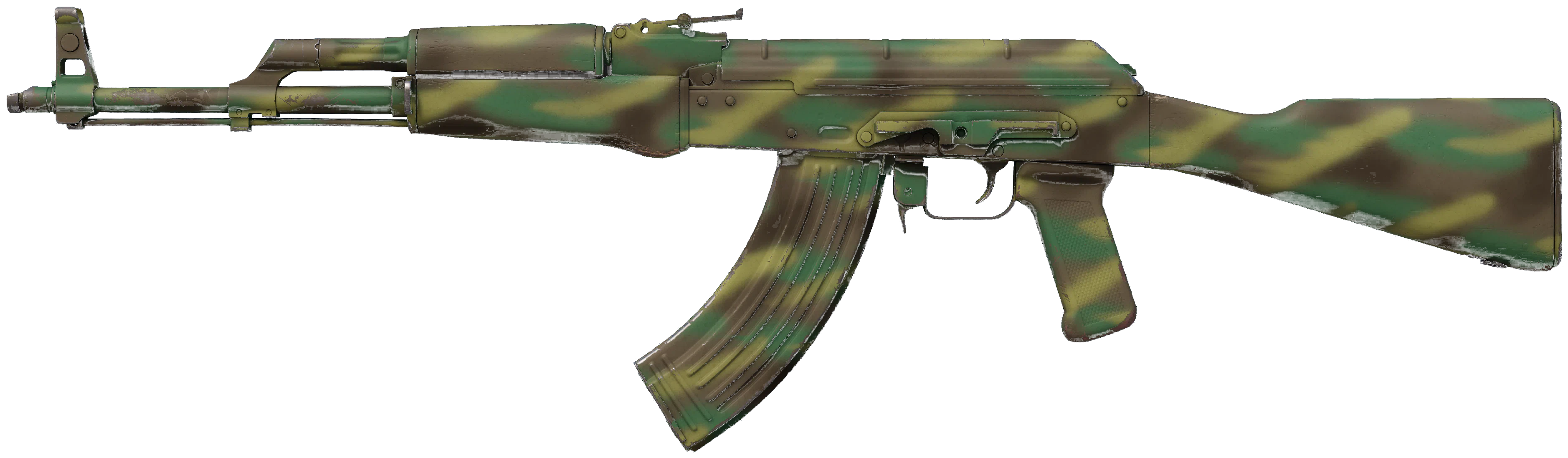AK-47 | Jungle Spray representative Minimal Wear wear preview
