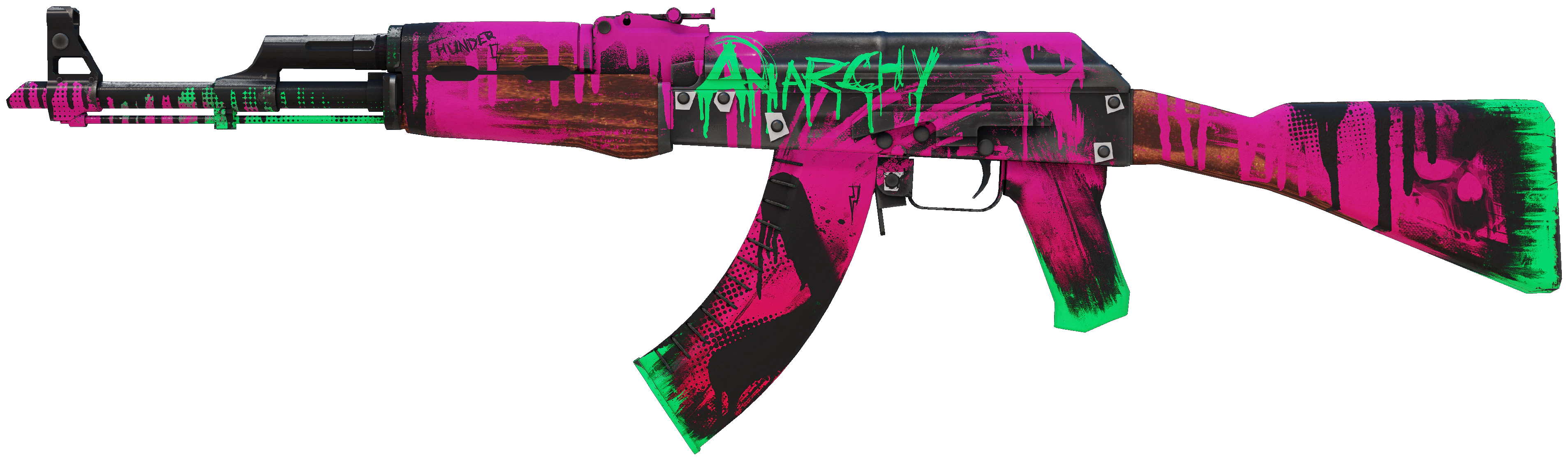 AK-47 | Neon Revolution representative Minimal Wear wear preview