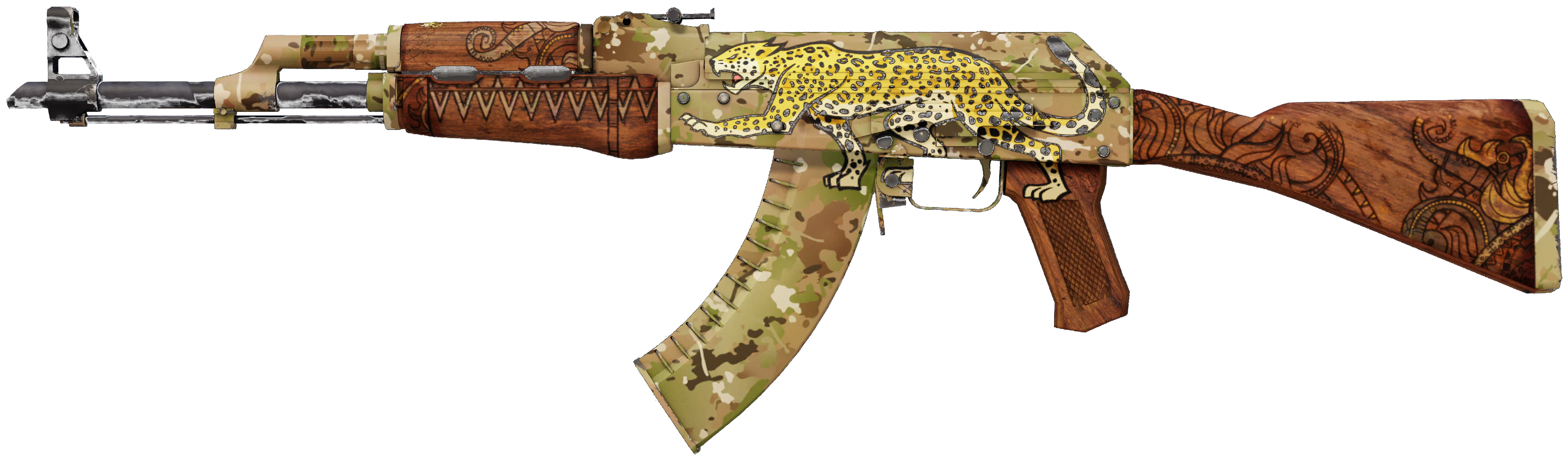AK-47 | Panthera onca representative Minimal Wear wear preview