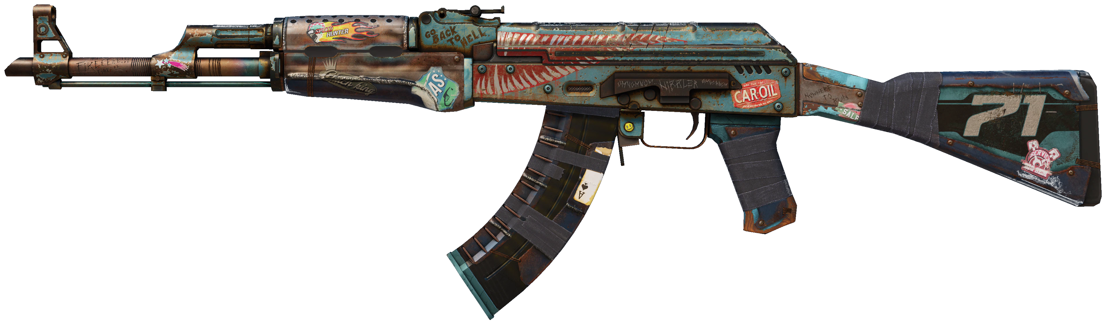 AK-47 | Rat Rod representative Minimal Wear wear preview