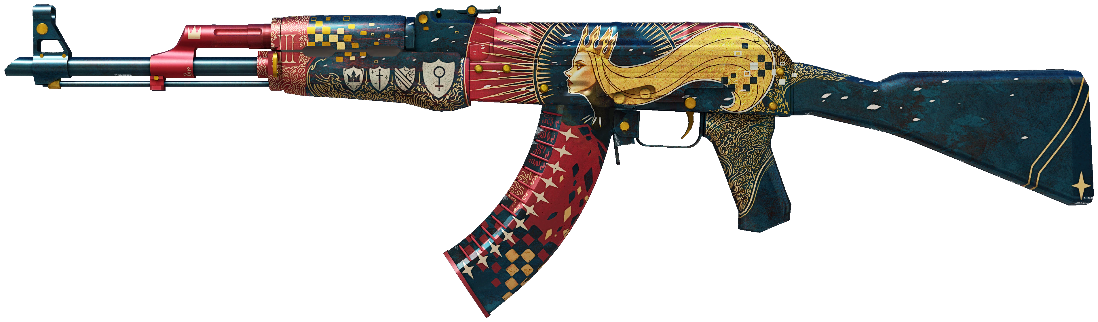 AK-47 | The Empress representative Minimal Wear wear preview