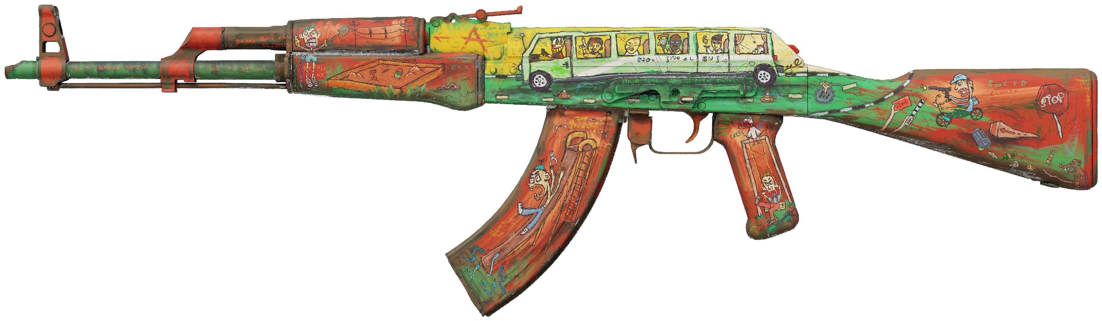 AK-47 | The Outsiders CS2 skin — open high-resolution image