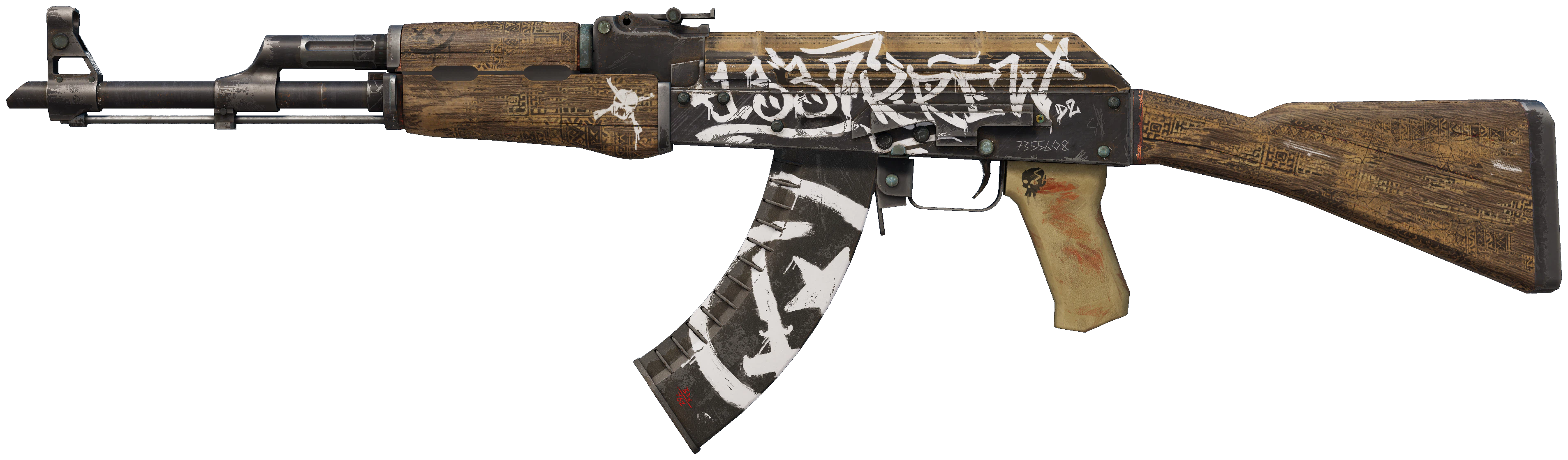 AK-47 | Wasteland Rebel representative Minimal Wear wear preview