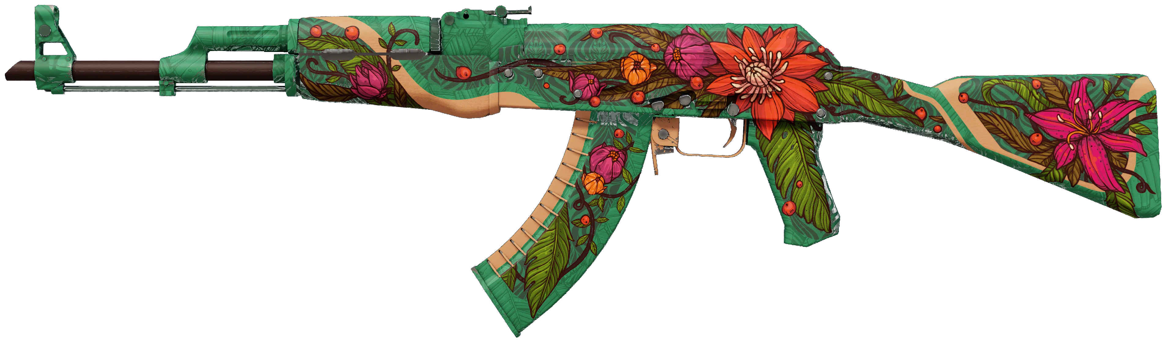 AK-47 | Wild Lotus representative Minimal Wear wear preview