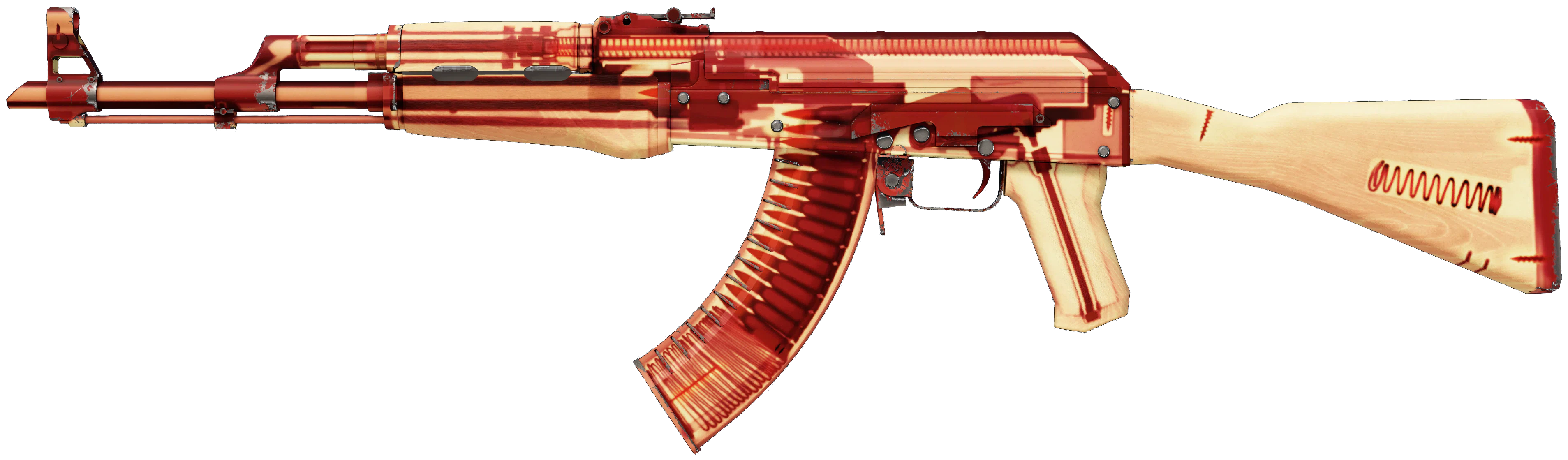 AK-47 | X-Ray representative Minimal Wear wear preview