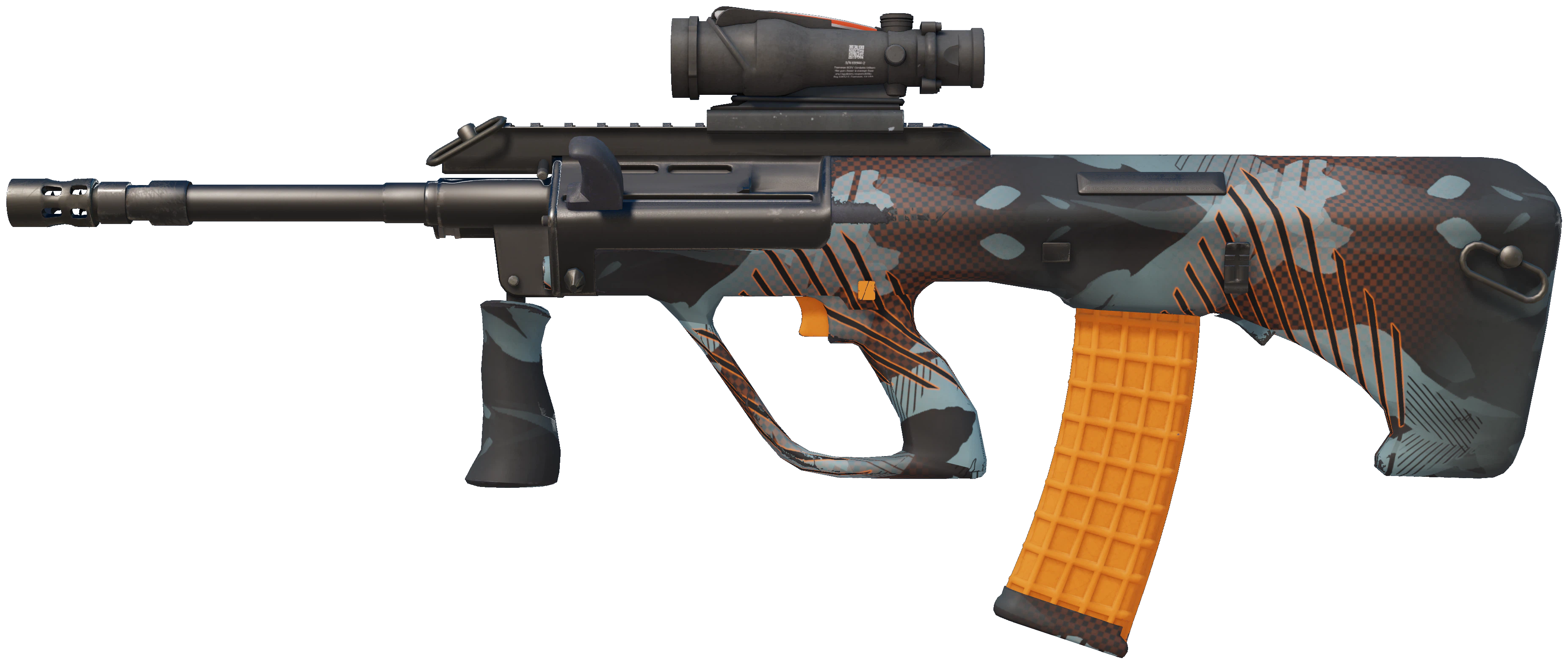 AUG | Amber Slipstream CS2 skin — open high-resolution image