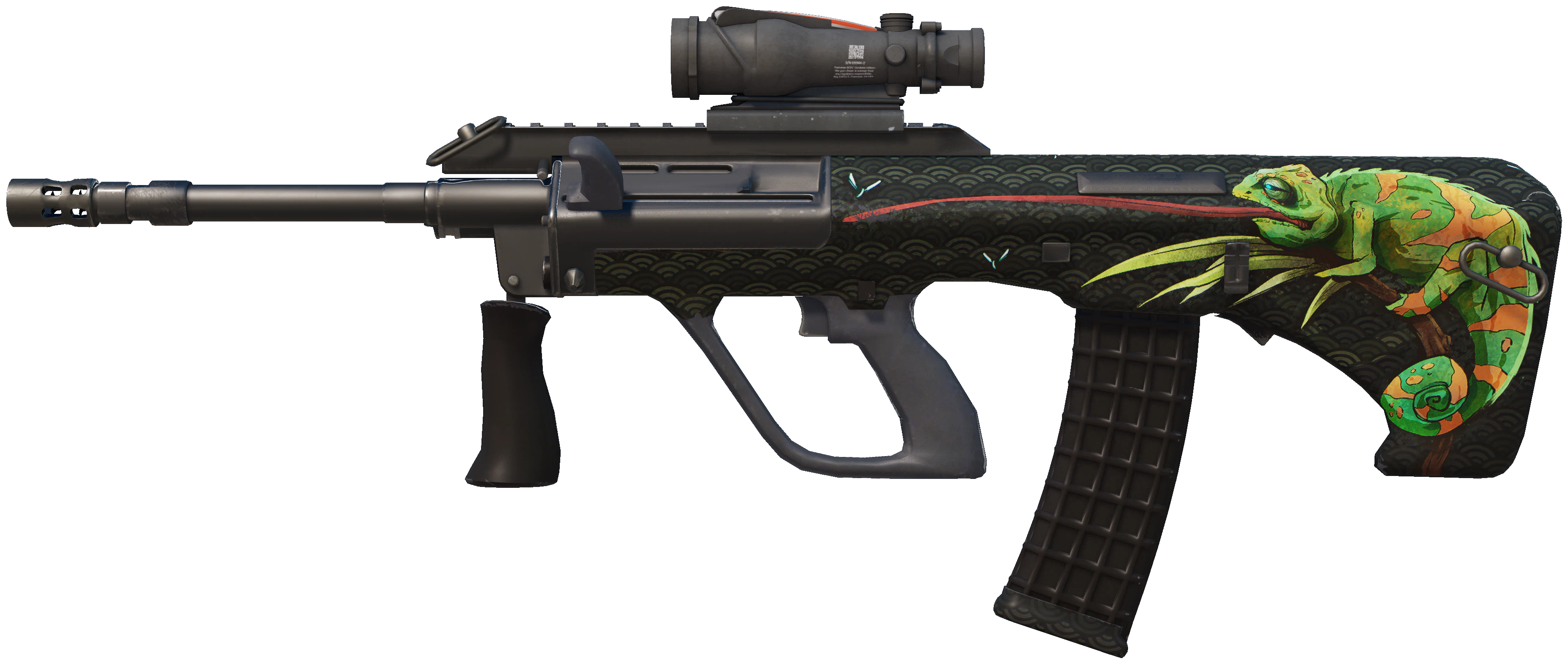 AUG | Chameleon CS2 skin — open high-resolution image