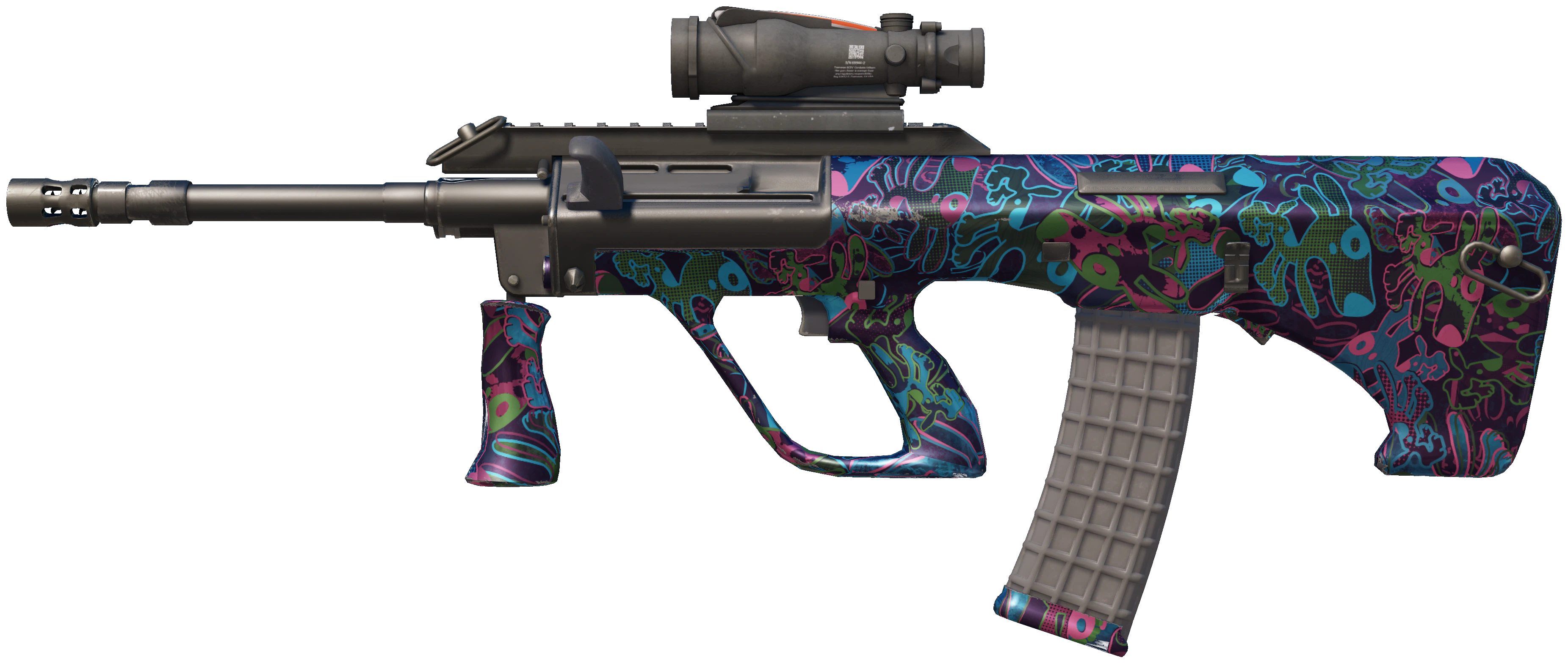 AUG | Death by Puppy CS2 skin — open high-resolution image