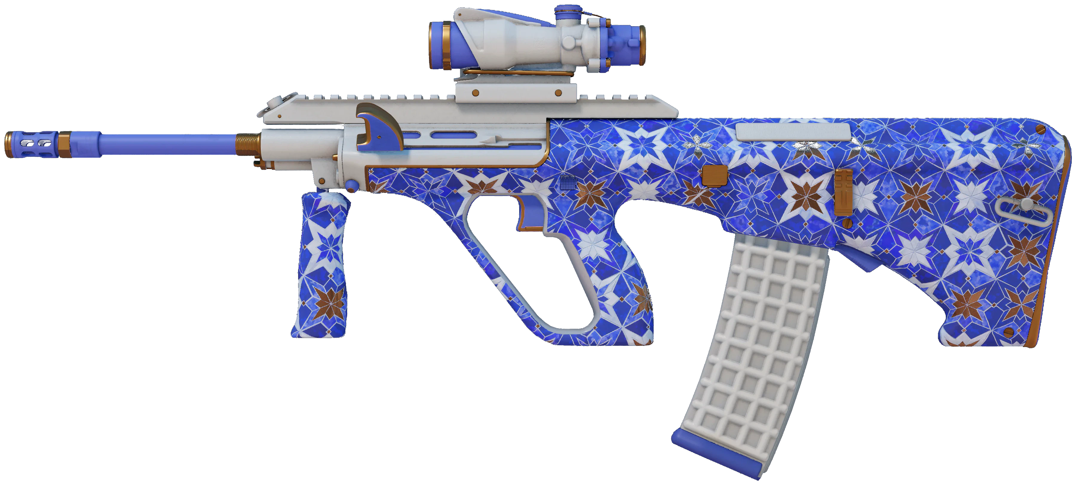 AUG | Lapis Lazuli CS2 skin — open high-resolution image