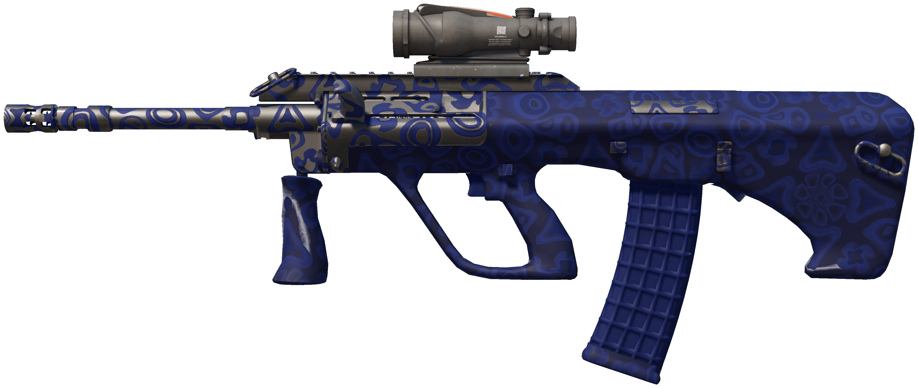 AUG | Navy Murano CS2 skin — open high-resolution image
