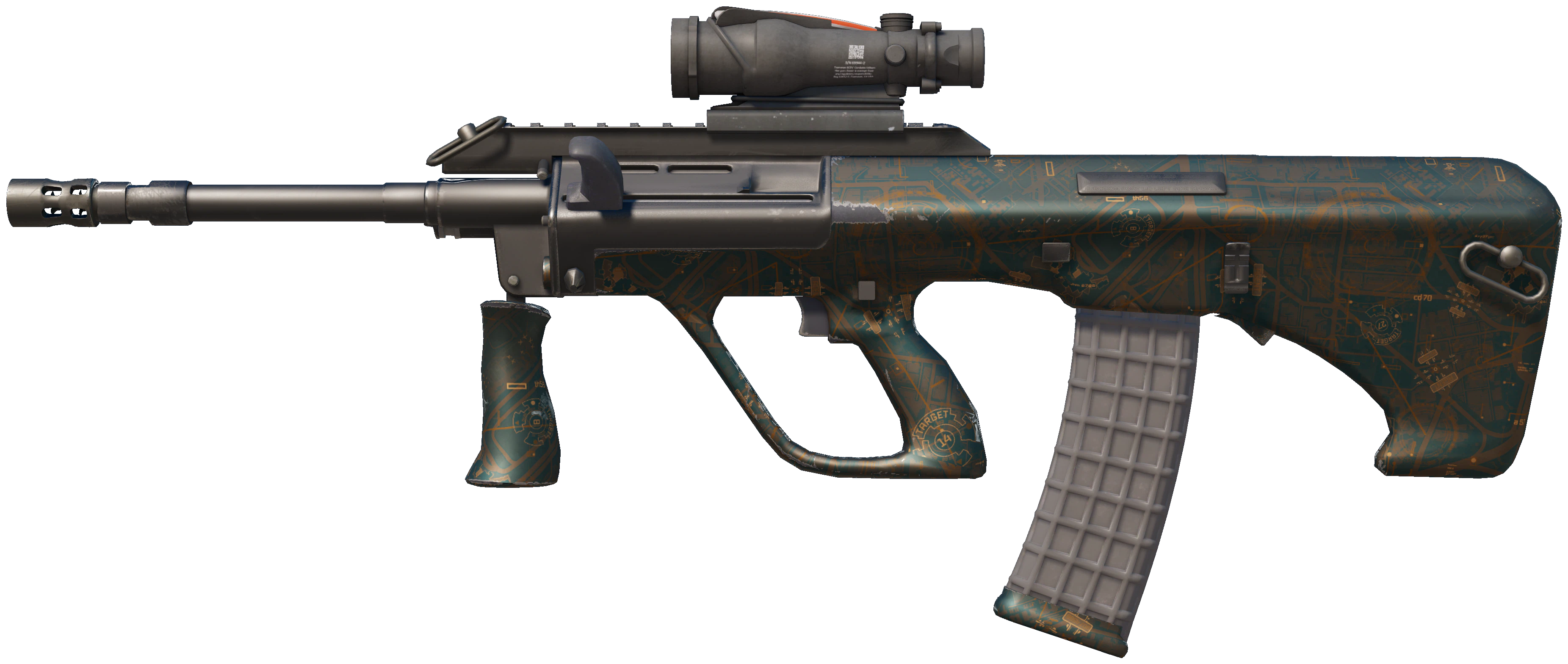 AUG | Surveillance CS2 skin — open high-resolution image