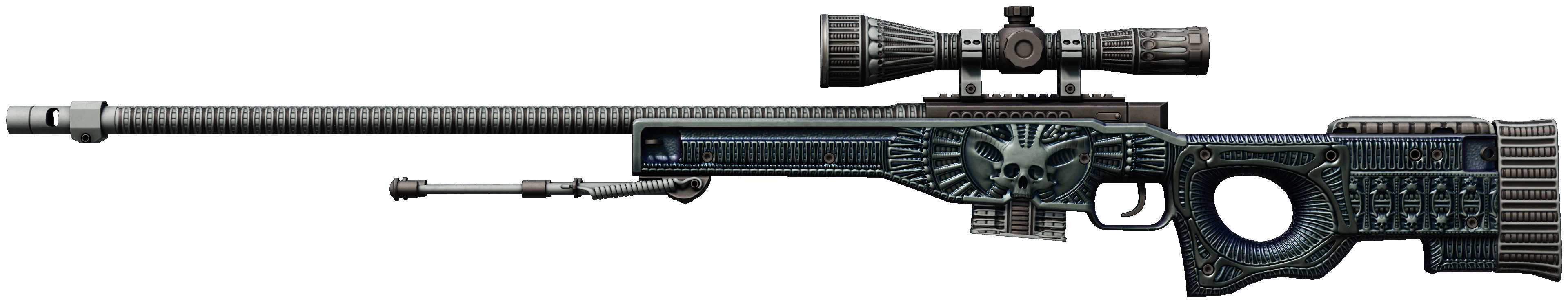 AWP | Exoskeleton representative Minimal Wear wear preview