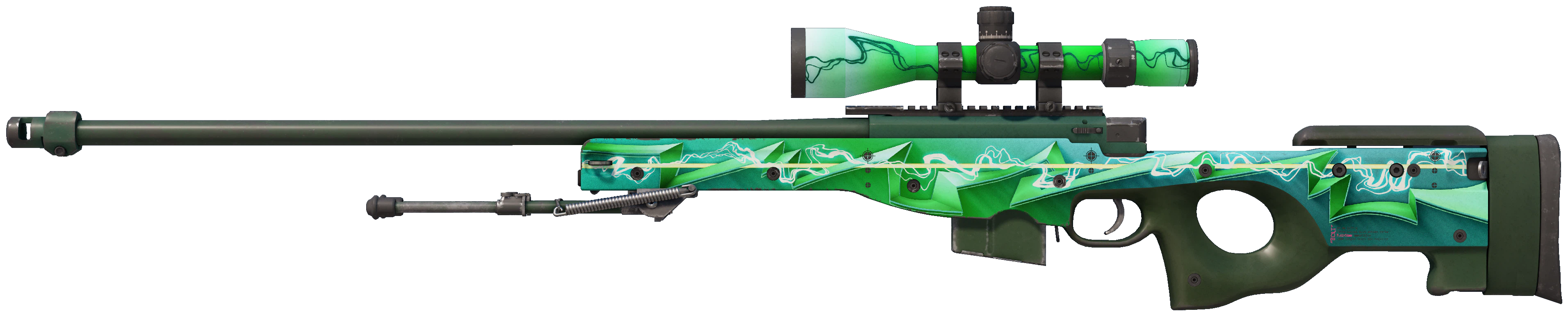 AWP | Green Energy representative Minimal Wear wear preview
