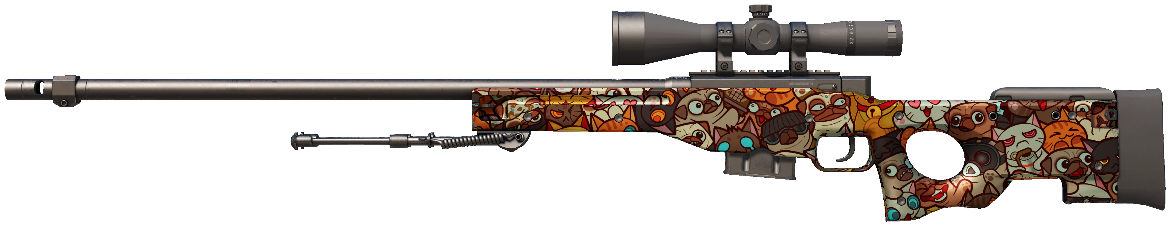 AWP | PAW CS2 skin — open high-resolution image