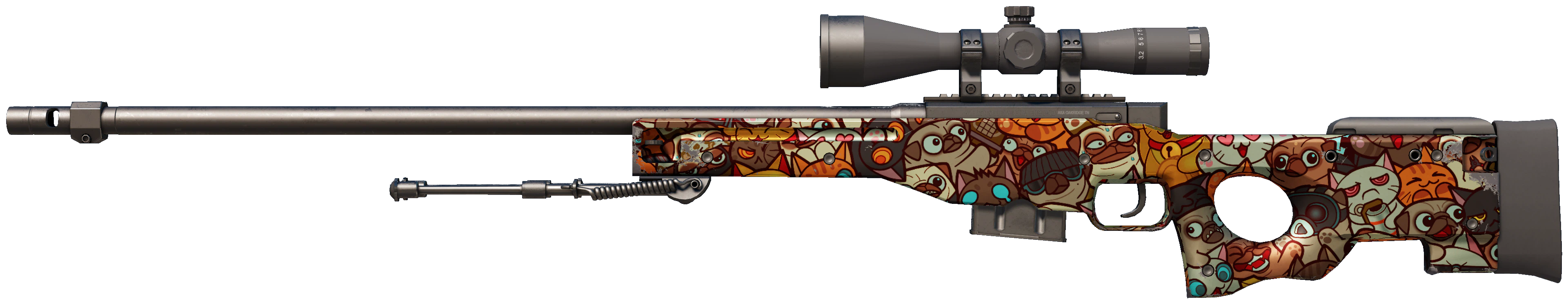 AWP | PAW representative Minimal Wear wear preview
