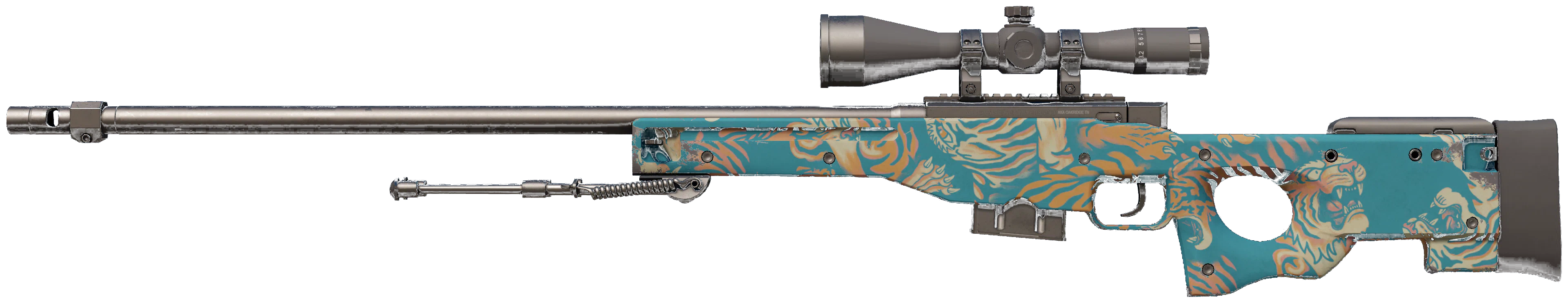 AWP | Silk Tiger representative Minimal Wear wear preview