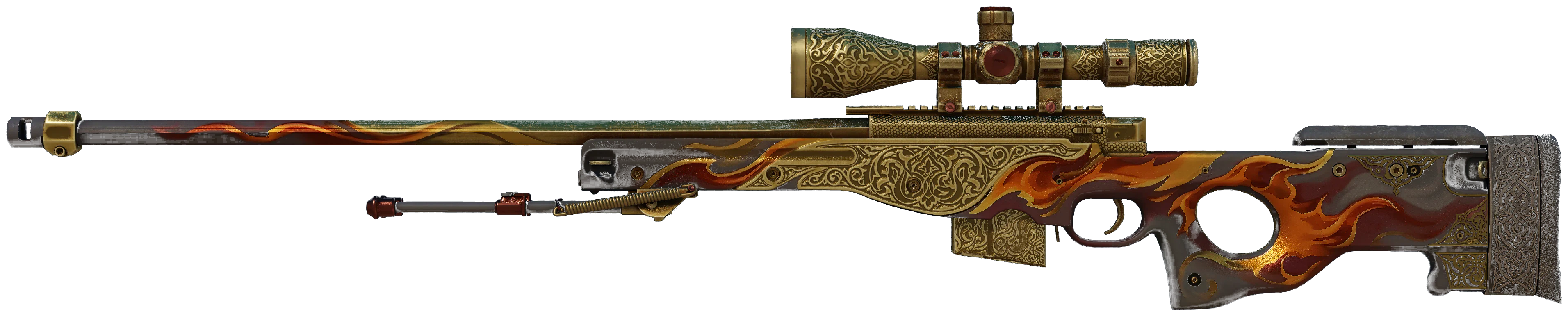 AWP | Sovereign Flame CS2 skin — open high-resolution image