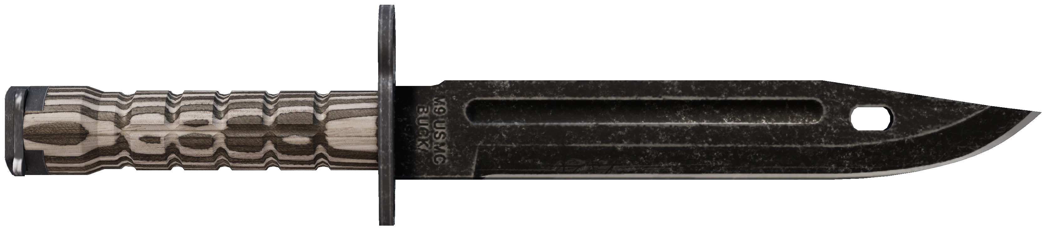 ★ Bayonet | Black Laminate CS2 skin — open high-resolution image