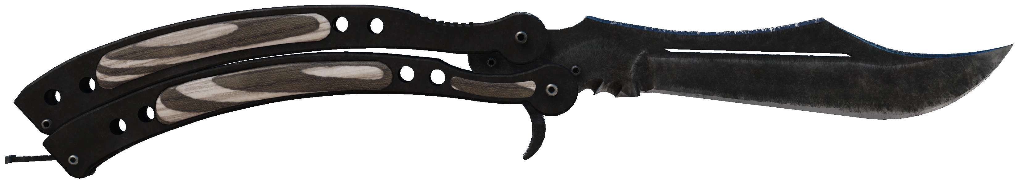 ★ Butterfly Knife | Black Laminate representative Minimal Wear wear preview