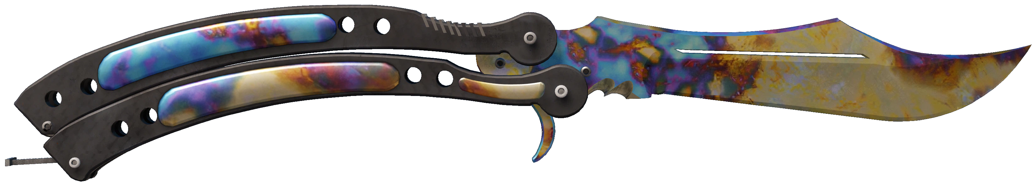 ★ Butterfly Knife | Case Hardened representative Minimal Wear wear preview